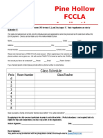 Fccla Membership Application