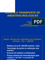 Coleta e Transporte de Amostras Biológicas