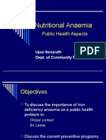 Nutritional Anaemia: Public Health Aspects