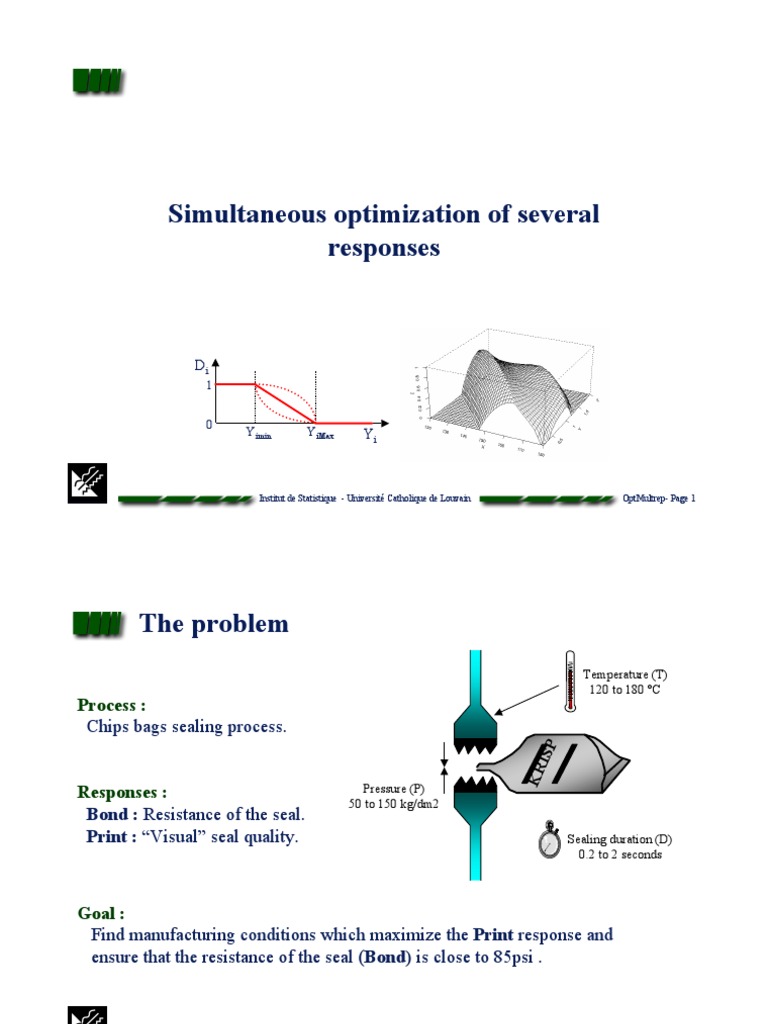 Simultaneous Optimization of Several Responses | PDF | Pareto ...
