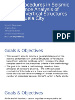 Linear Procedures in Seismic Performance Analysis of Different Vertical Structures in Valenzuela City