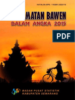 Kecamatan Bawen Dalam Angka 2015