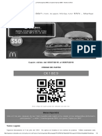 ¡2 Hamburguesas BBQ con queso triple por $50! - Martes de Mcd