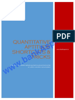 Quantitative Aptitude Shortcuts for Bank Exam