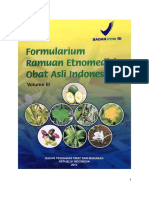 Formularium Ramuan Etnomedisin Obat Asli Indonesia Vol 3