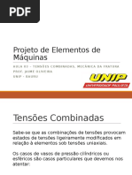 Aula 03 - Projeto de Elementos de Máquinas