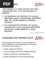 Linux User Interface