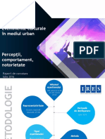 IRES - Sondaj - Evenimente Culturale in Mediul Urban - Raport de Cercetare