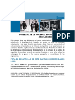 Contexto de La Violencia Sociopolitica y El Desplazamiento Forzado PDF