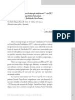 Formar A Esquerda: Processos de Educação Política No PT e Na CUT