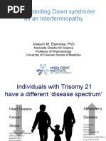 Understanding Down Syndrome As An Interferonopathy