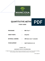 MBA 1 Quantitative Methods.pdf