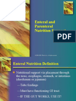 Enteral & Parenteral Feed
