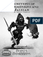 Beasts and Barbarians Archetypes of The Dominions and Jalizar