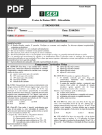 Estudo Dirigido (II) 1° Ano - 2° TRIMESTRE