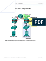 Lab - Configuring Zone-Based Policy Firewalls