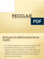 Reciclaje, Planeamiento y Herramientas de Control 