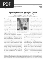 Production Manual On Arbuscular Mycorrhizal Fungus