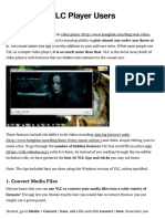 20 VLC Player Tips and Tricks