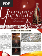 Guasuntos 2016 - Programa de fiestas