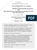 Carrier Air Conditioning Co. v. National Labor Relations Board, and Sheet Metal Workers' International Association, Local 28, Afl-Cio, Intervenor, 547 F.2d 1178, 2d Cir. (1976)