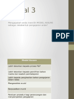 Tutorial 3: Mengapakah Anda Memilih MODEL ASSURE Sebagai Rekabentuk Pengajaran Anda?