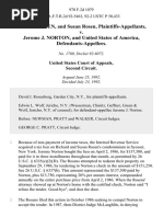 Richard Rosen, and Susan Rosen v. Jerome J. Norton, and United States of America, 970 F.2d 1079, 2d Cir. (1992)