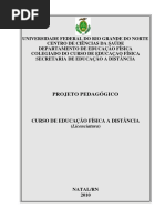 Projeto Do Curso de Educao Fisica