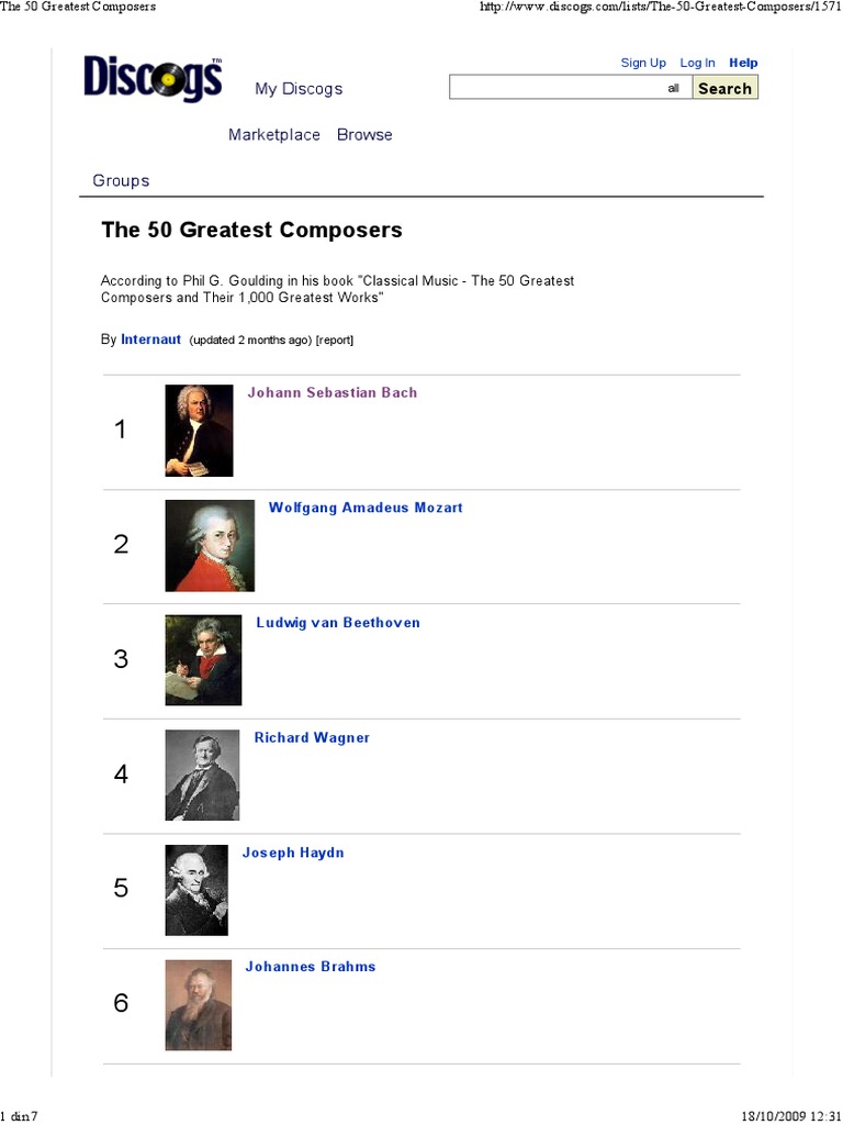 The 50 Greatest Composers PDF