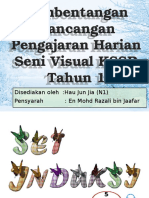 Pembentangan Rancangan Pengajaran Harian Seni Visual KSSR Tahun