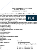 Tata Cara Melamar Dan Bukti Mengikuti Rekrutmen Dan Seleksi Penerimaan Calon Pegawai BPJS Kesehatan 2014 Tahap II - Reguler Wilayah Rekrutmen Medan