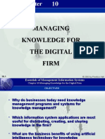 Chapter10 Managing Knowledge