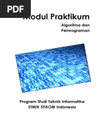 Download Modul Praktikum Algoritma Dan Pemrograman by Catur Andi Pamungkas SN320379110 doc pdf