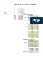 Matriz de Rigidez de Barra Ejercicio Final