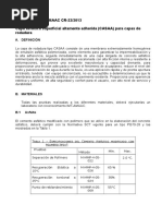 Especificaciones de Base Cementada | PDF | Cemento | Riego