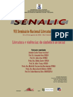 Chamada VII Senalic 2016