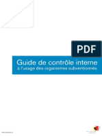 Guide Controle Interne Organismes Subventionnes