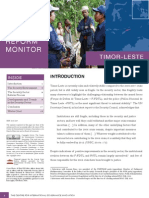 Security Sector Reform Monitor May 2010 East Timor