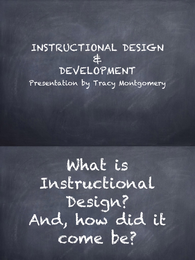 Instructional Design and Development PDF Instructional Design