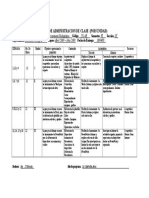 Plan de Administracion de Clase