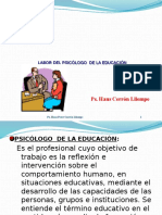 Labor Del Psicologo Educativo en El Peru - Conti