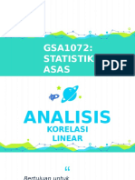 GSA1072: Statistik Asas (Analisis Korelasi)