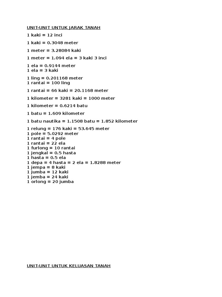 Pertukaran Unit | PDF
