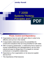 AOU-Kuwait Document on Systems Thinking Principles