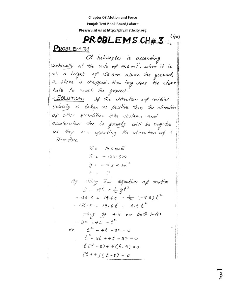 Understanding Motion and Force | PDF