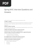 Spring MVC Interview Questions and Answers: Minutes