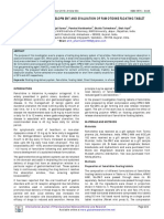 Formulation Development and Evaluation of Famotidine Floating Tablet