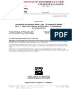 036 - 12517-1.Non-Destructive Testing of Welds-Part 1 Evaluation of Welded Joints in Steel, Nickel, Titanium and Their Alloys by Radiography.