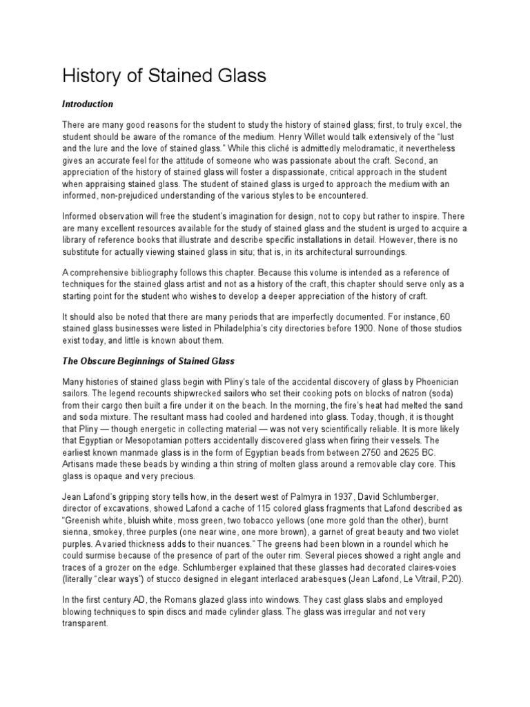 History of Stained Glass William Morris Arts And Crafts Movement