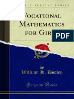 Vocational Mathematics For Girls